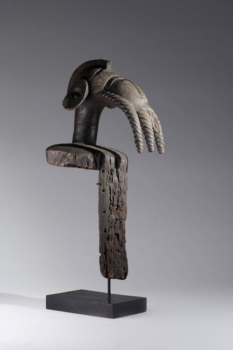 A fragmentary Jukun shoulder mask