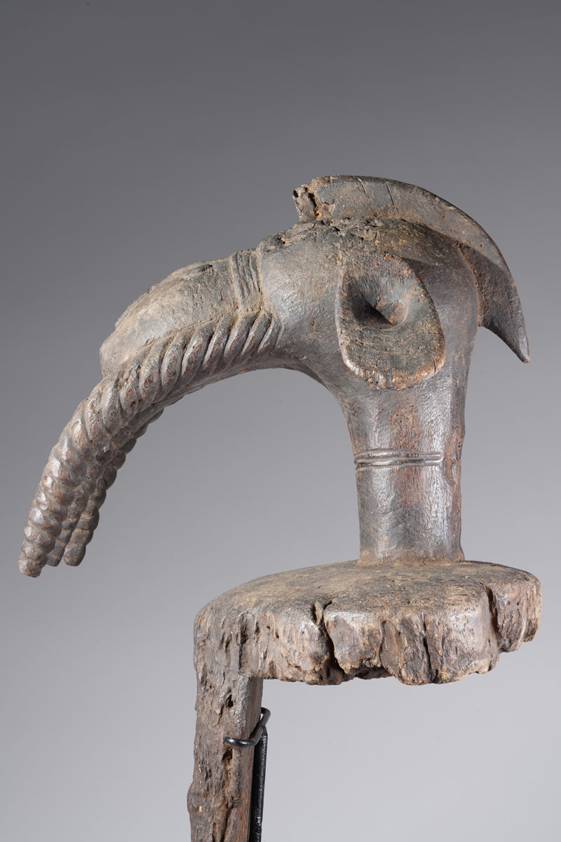A fragmentary Jukun shoulder mask