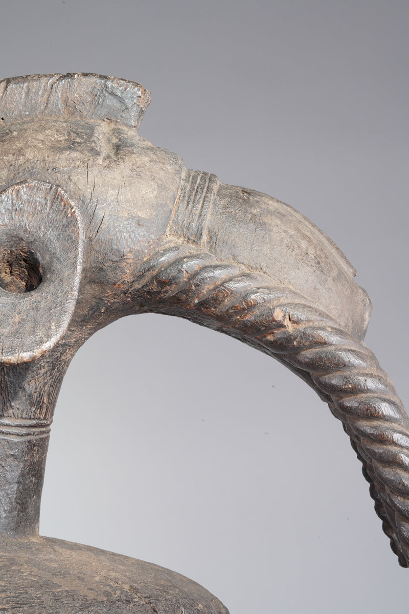 A fragmentary Jukun shoulder mask