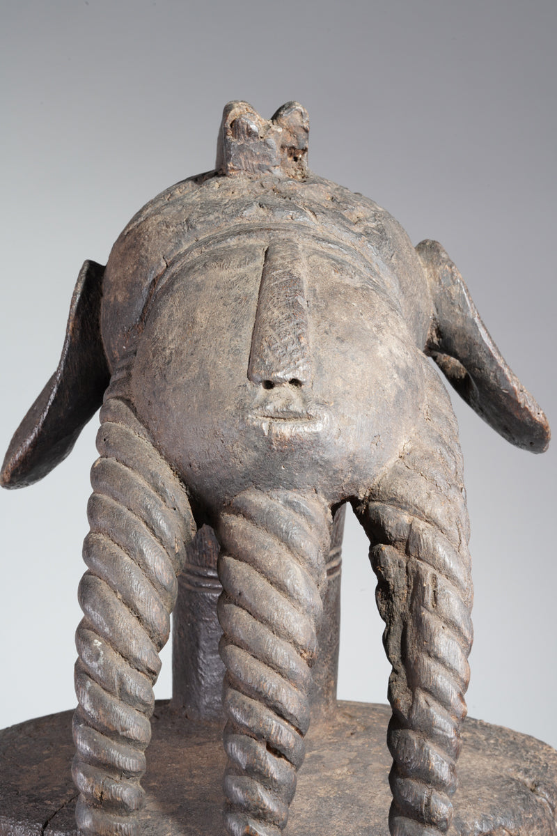 A fragmentary Jukun shoulder mask