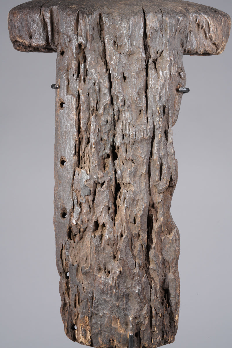 A fragmentary Jukun shoulder mask