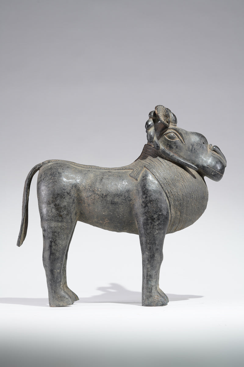 A Benin Bronze ram