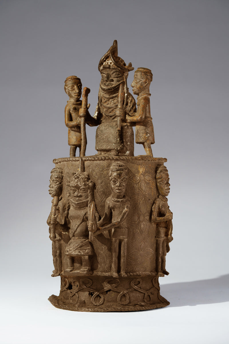 A brass "Altar of the Hand" - Ikegobo