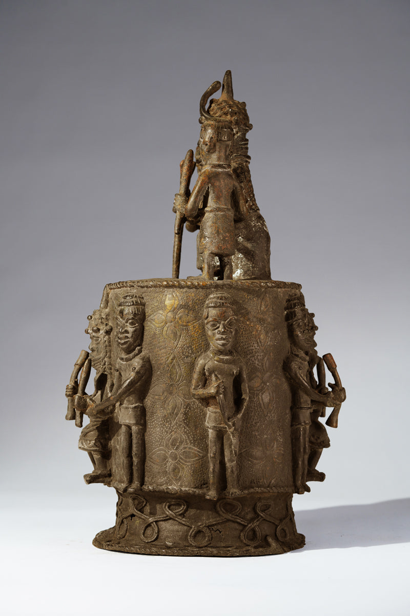 A brass "Altar of the Hand" - Ikegobo