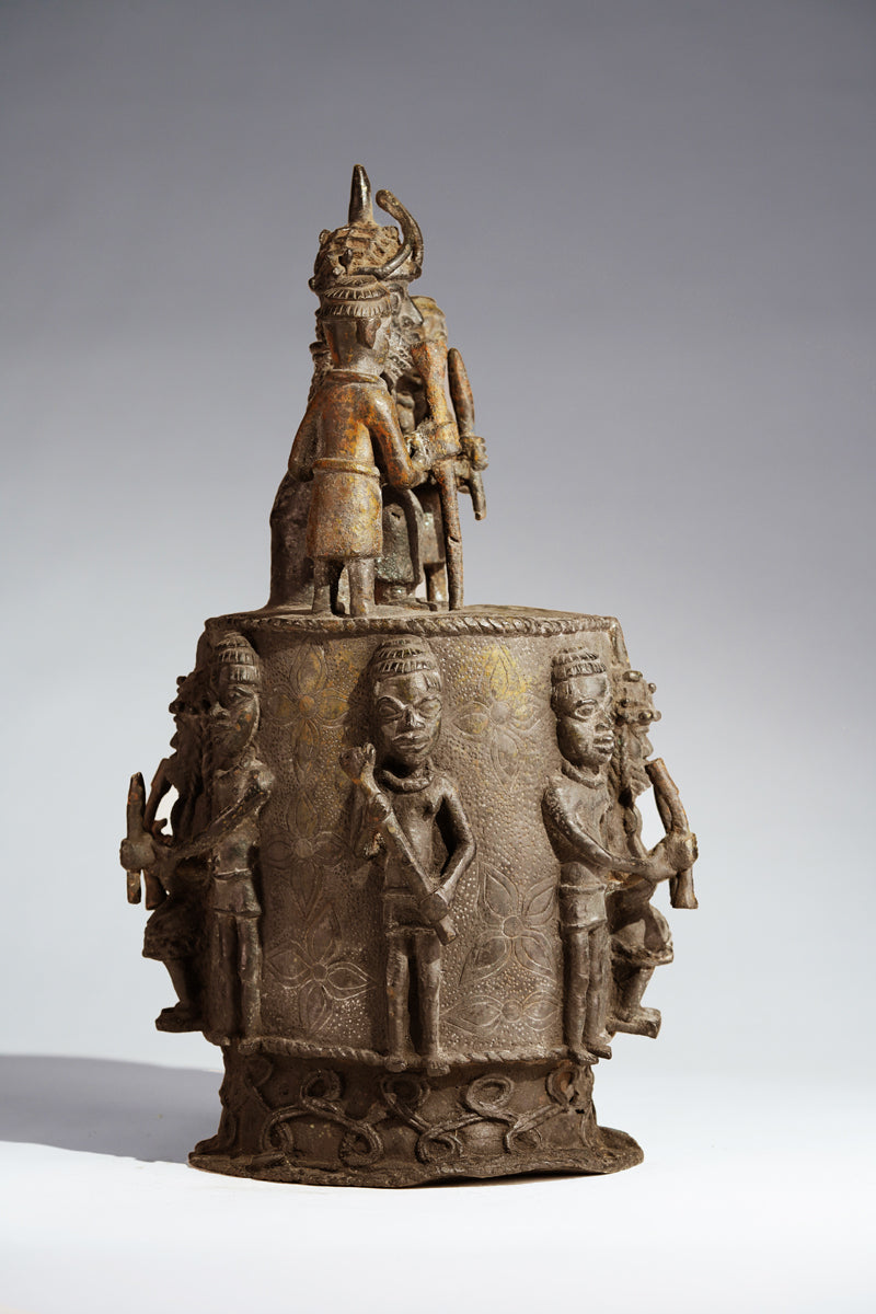 A brass "Altar of the Hand" - Ikegobo