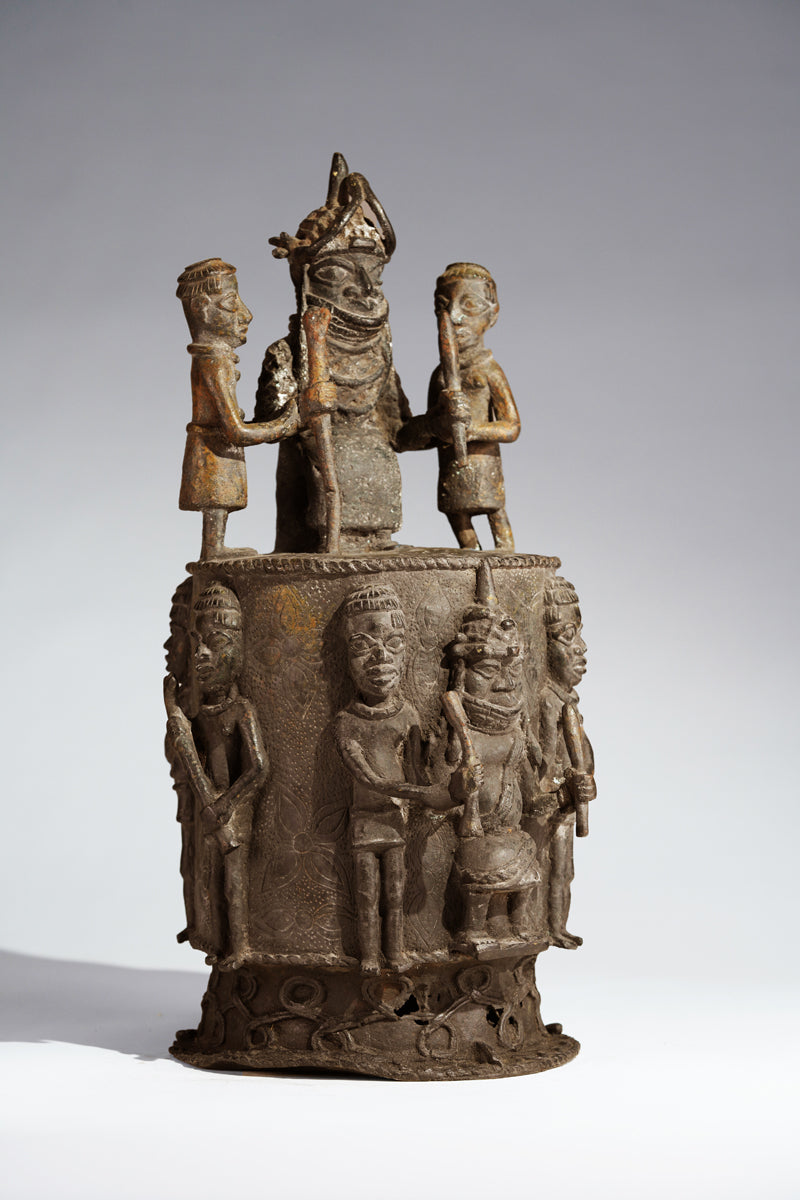 A brass "Altar of the Hand" - Ikegobo