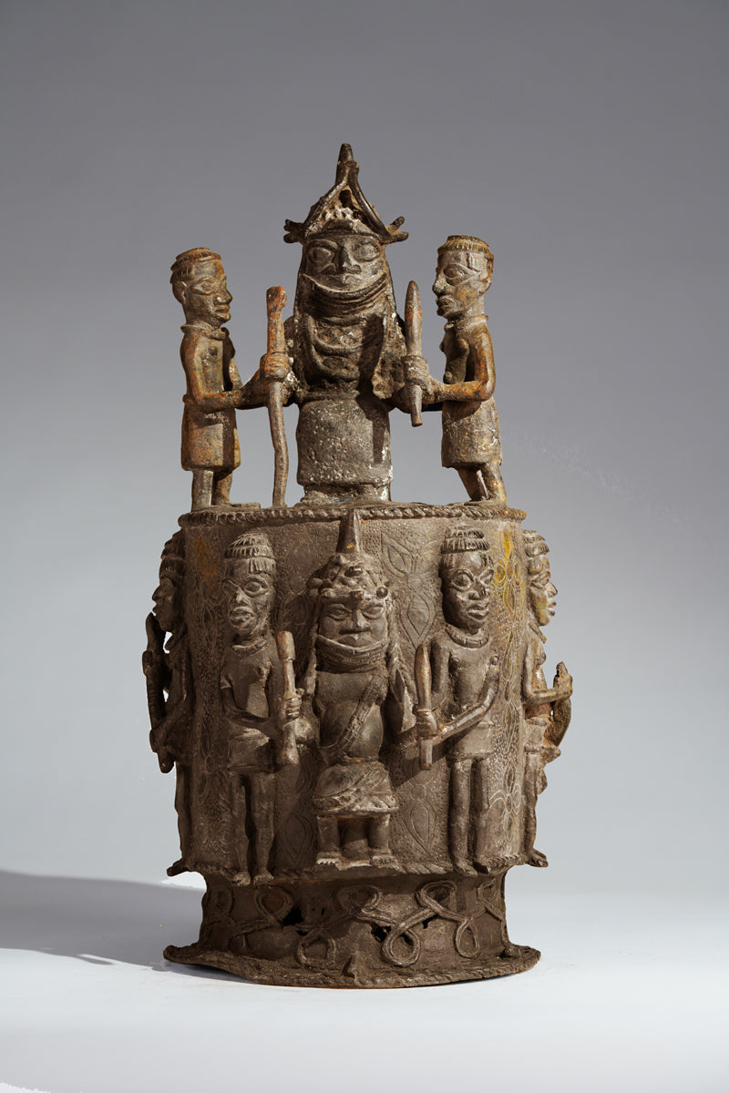 A brass "Altar of the Hand" - Ikegobo