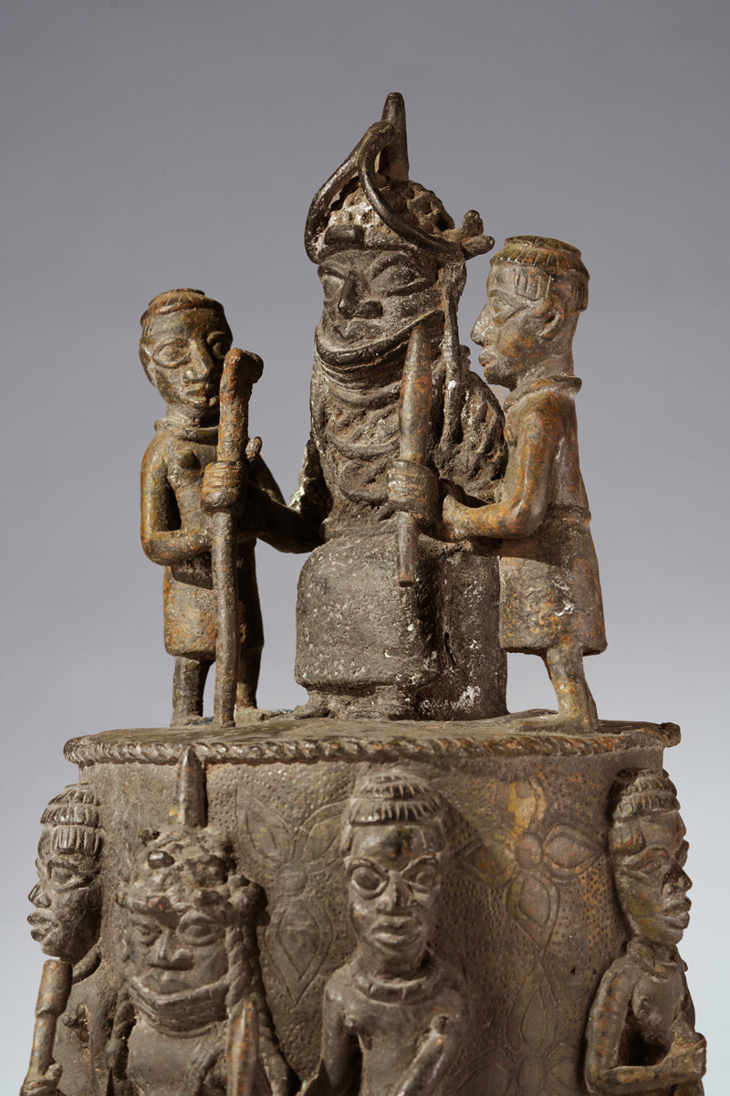 A brass "Altar of the Hand" - Ikegobo