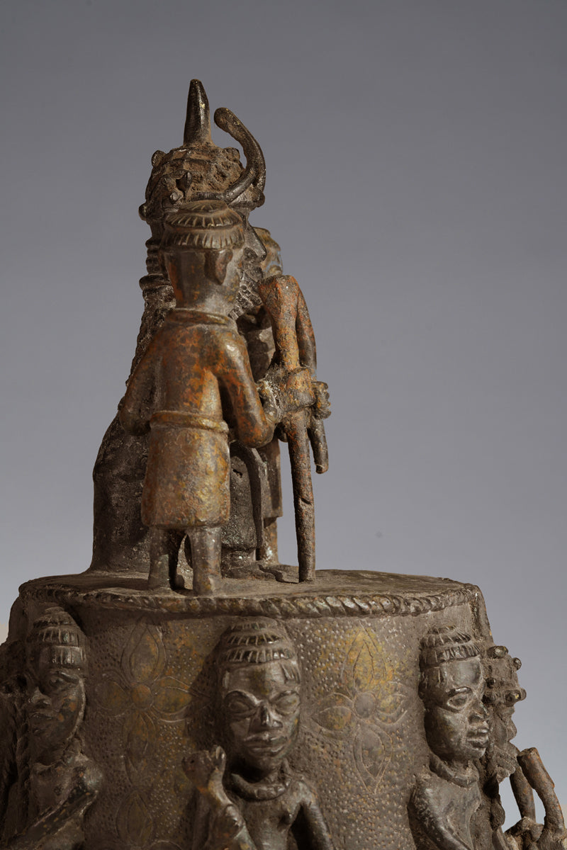 A brass "Altar of the Hand" - Ikegobo