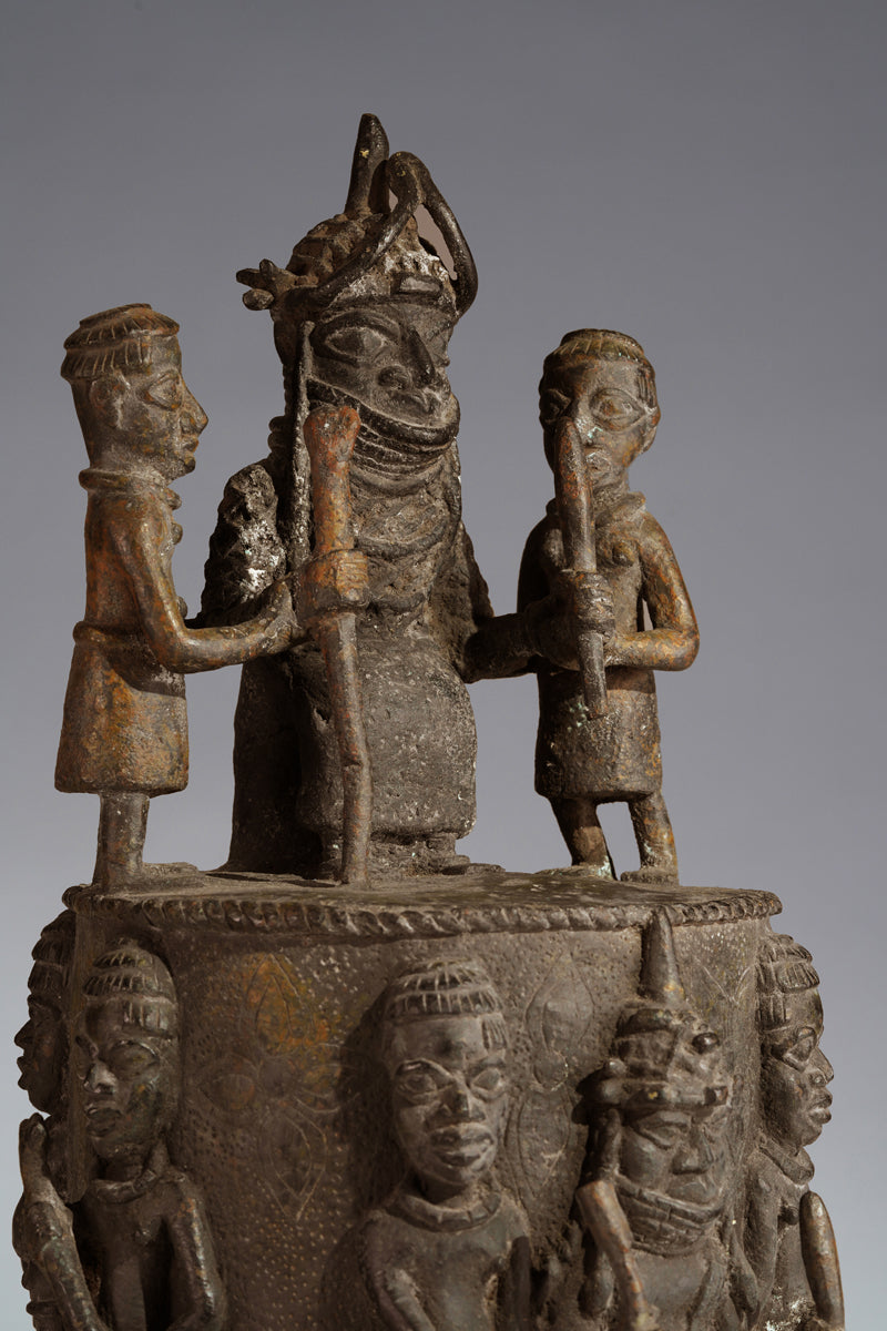 A brass "Altar of the Hand" - Ikegobo