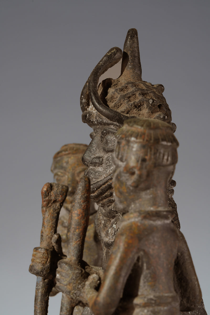 A brass "Altar of the Hand" - Ikegobo