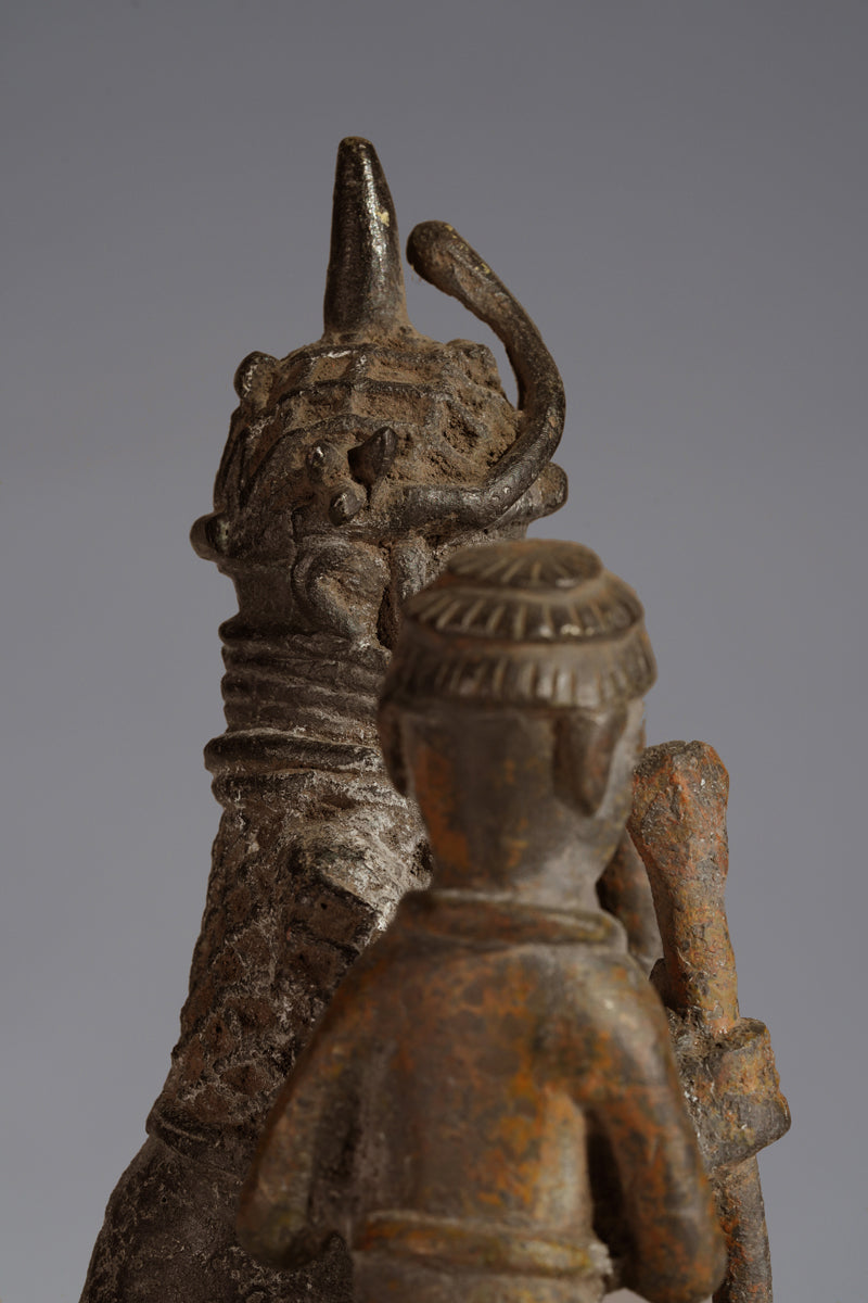 A brass "Altar of the Hand" - Ikegobo