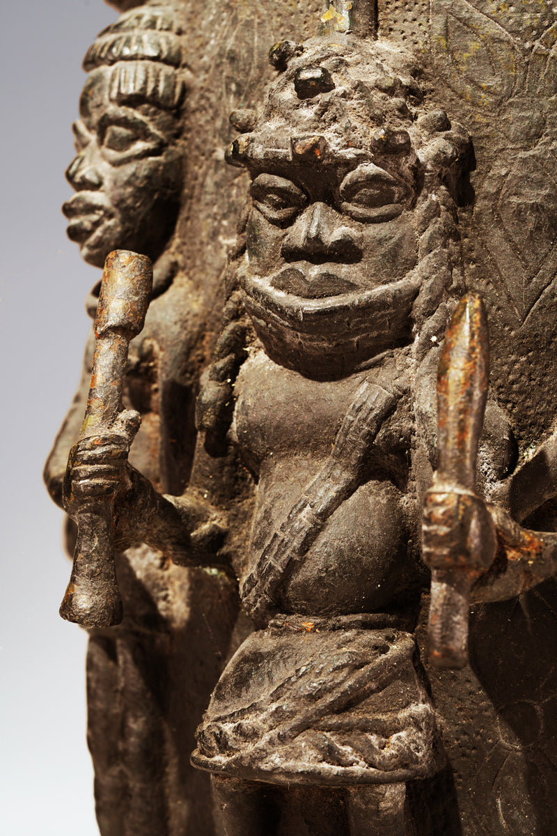 A brass "Altar of the Hand" - Ikegobo