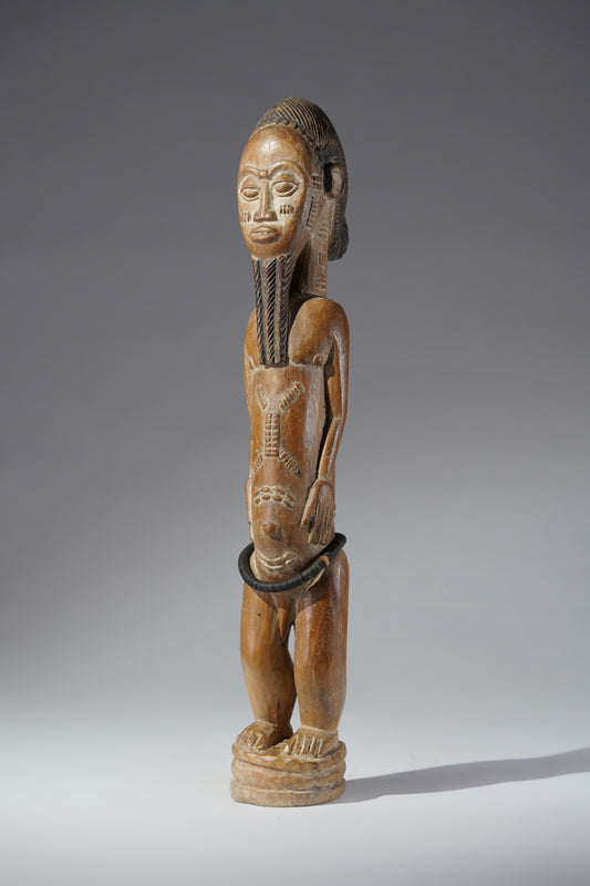 A Baule male sculpture