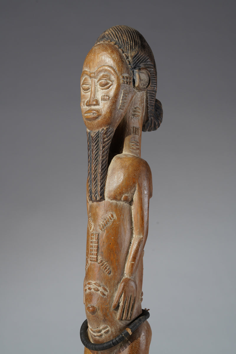 A Baule male sculpture