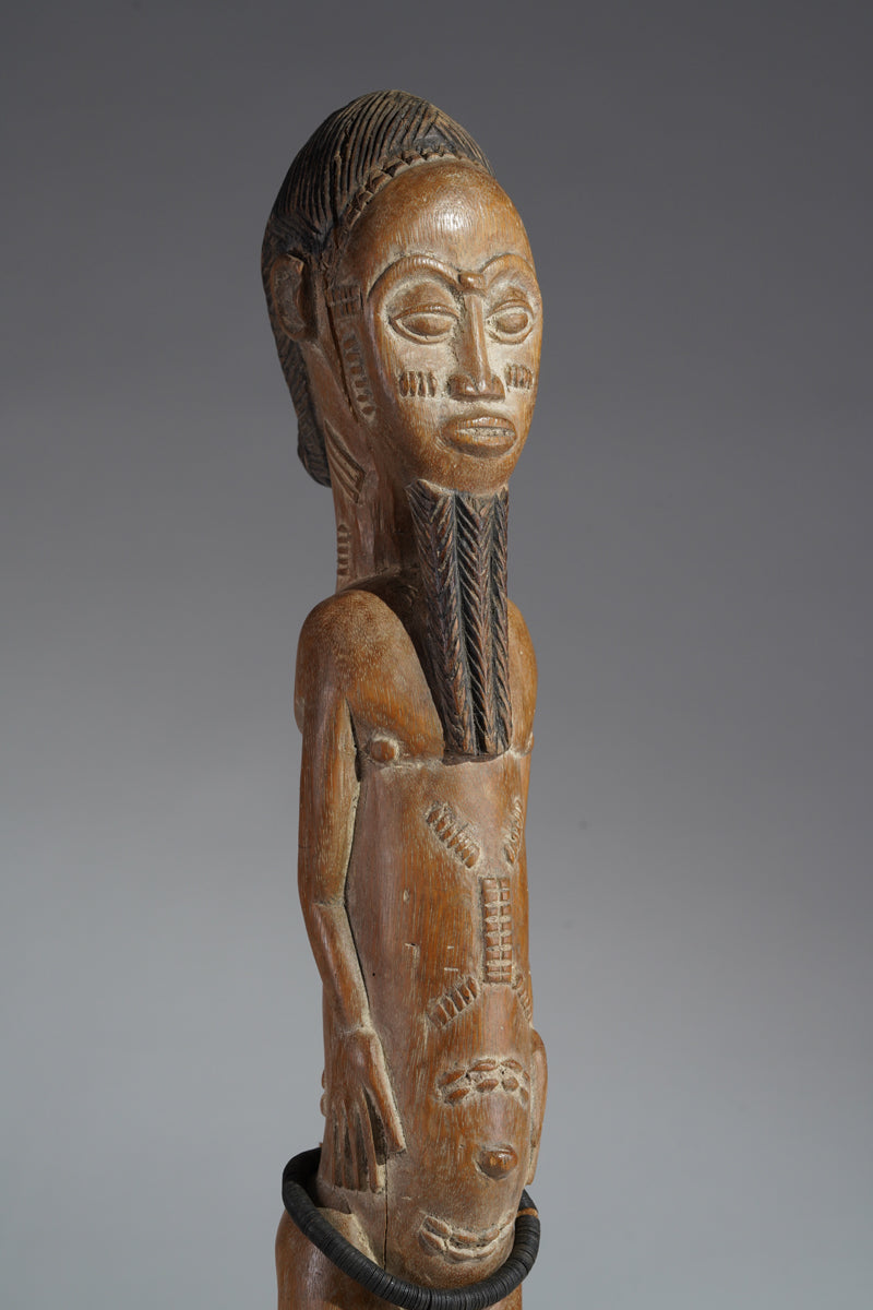 A Baule male sculpture