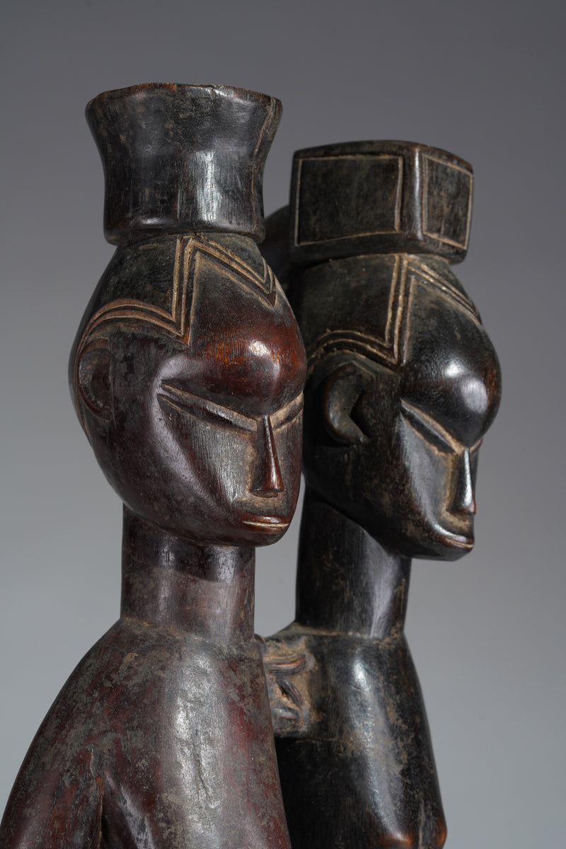 A Guro Marriage sculpture