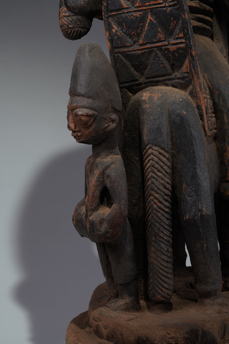 Horse Rider Figure (Fragment)
