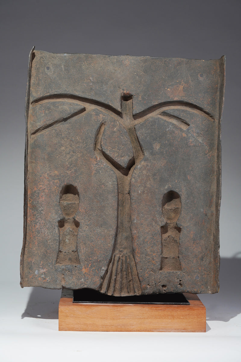 A Benin Relief Panel with Acrobats