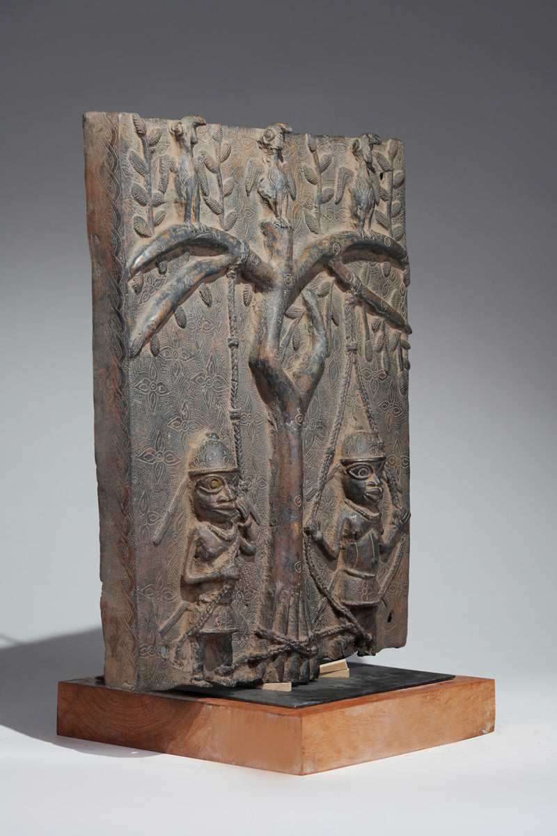 A Benin Relief Panel with Acrobats