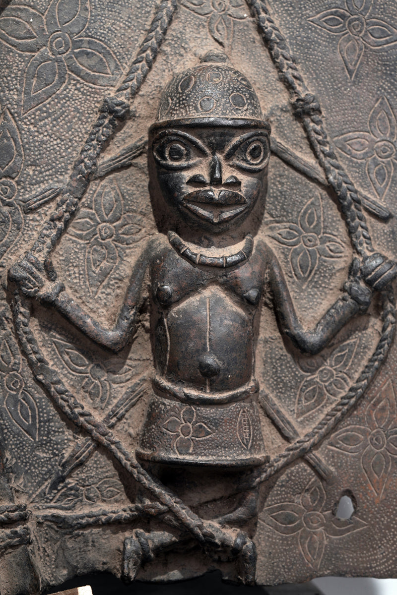 A Benin Relief Panel with Acrobats