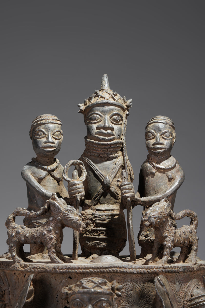 An Ikẹgobọ Altar sculpture