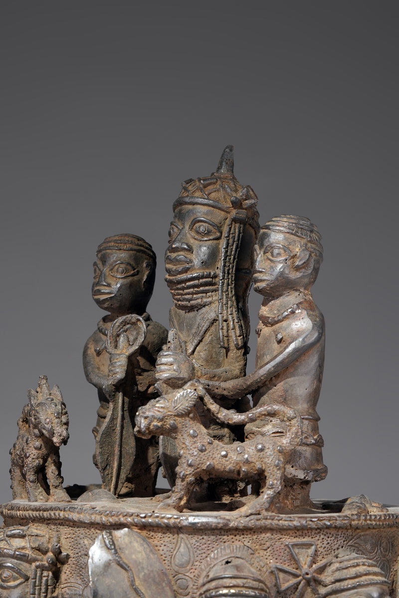 An Ikẹgobọ Altar sculpture