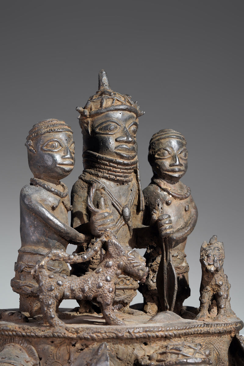 An Ikẹgobọ Altar sculpture