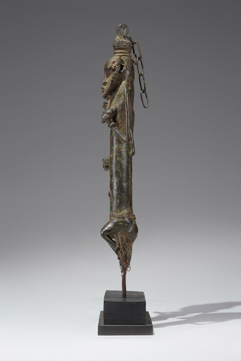 A paired set of Ogboni shrine figures
