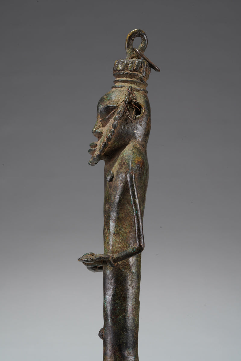 A paired set of Ogboni shrine figures