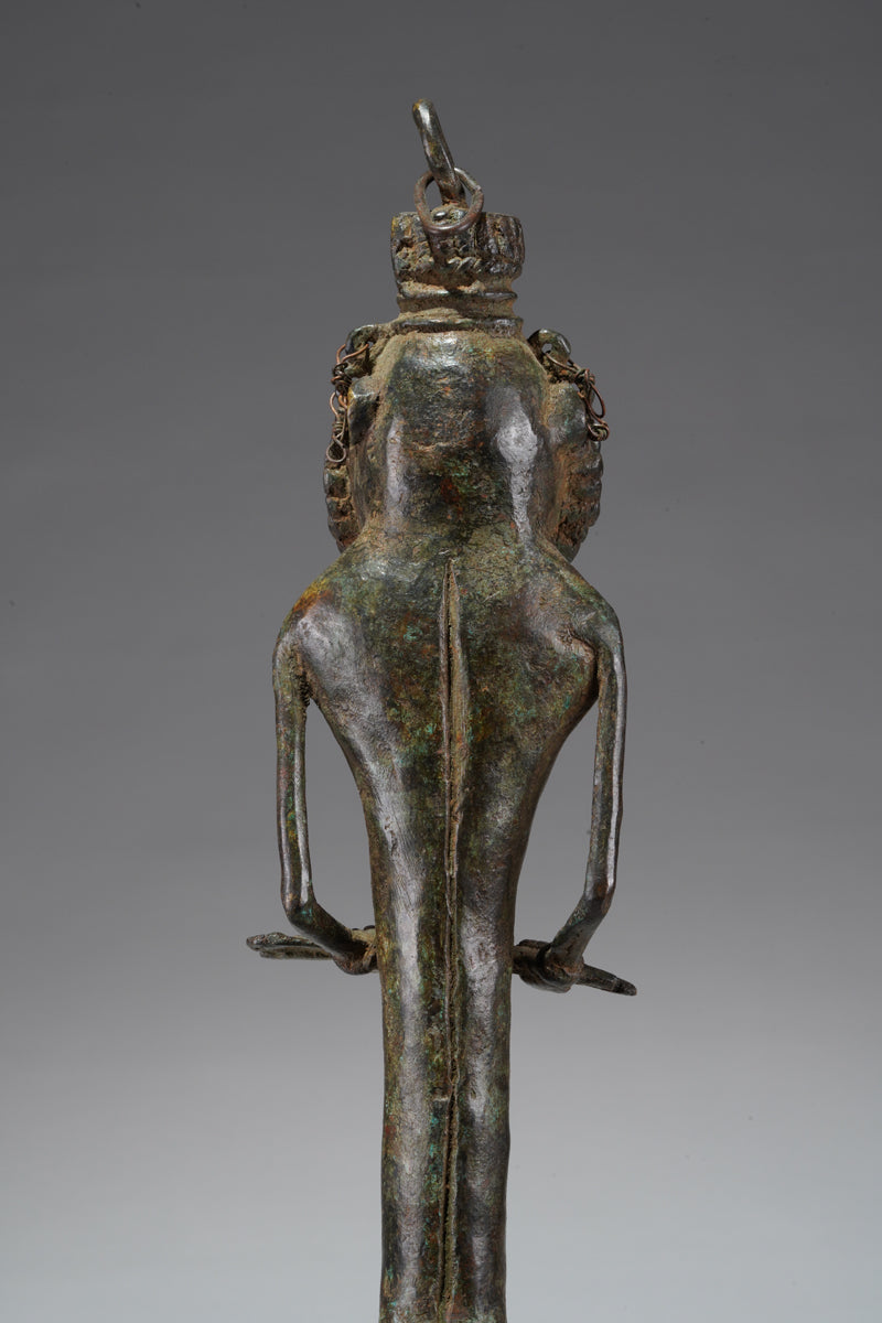 A paired set of Ogboni shrine figures