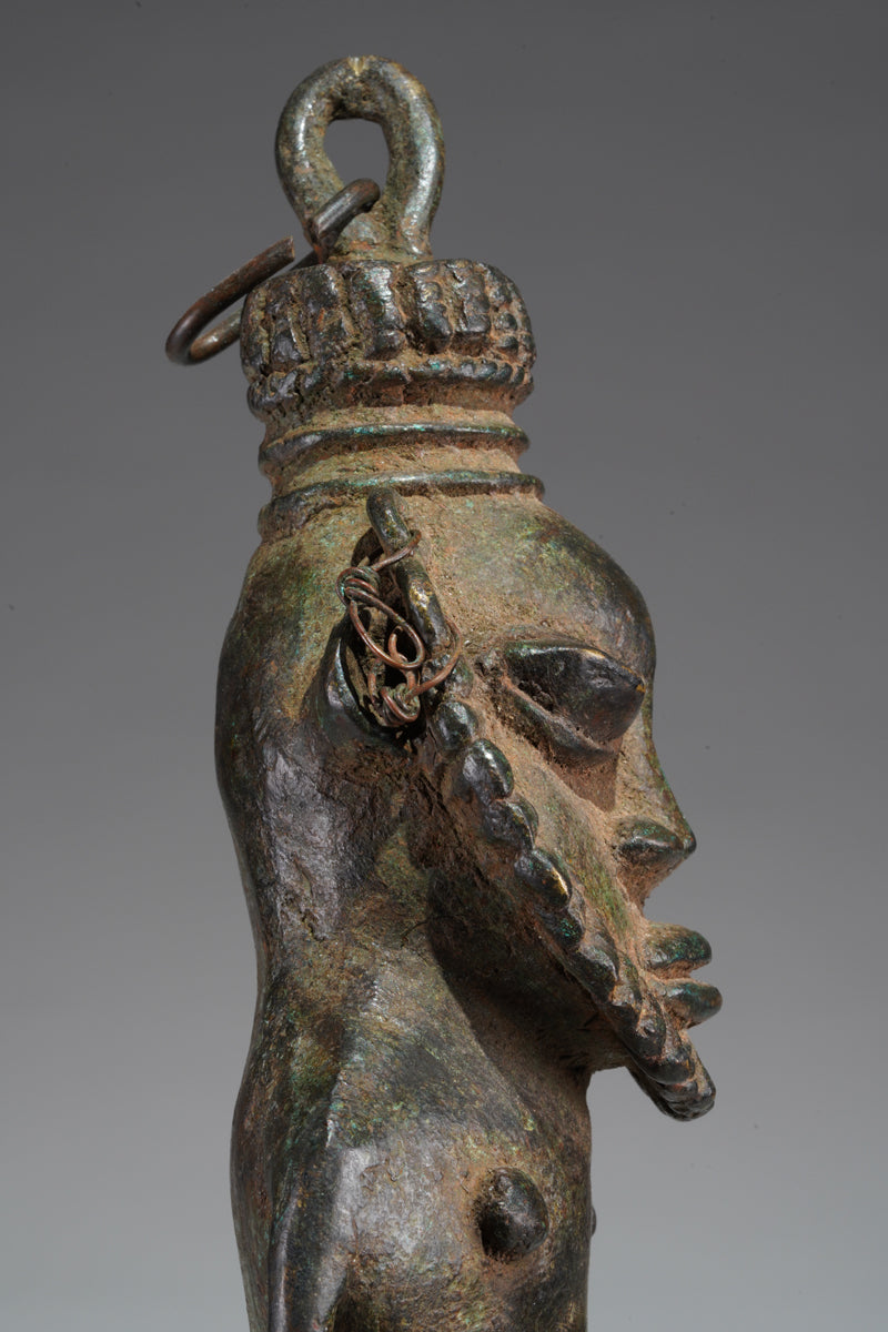 A paired set of Ogboni shrine figures