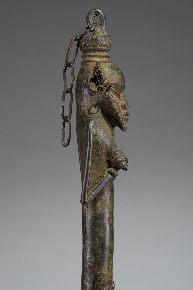 A paired set of Ogboni shrine figures