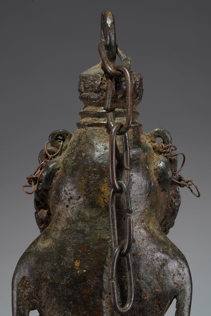 A paired set of Ogboni shrine figures