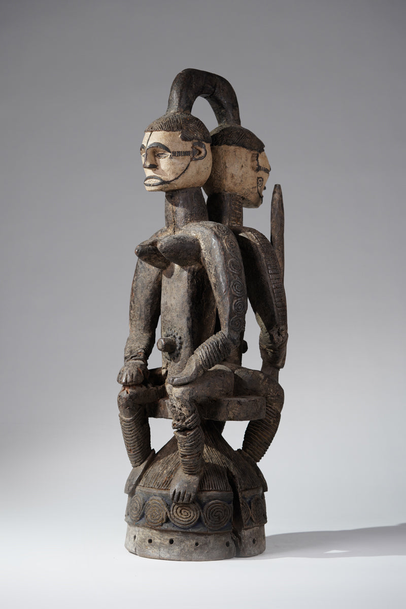 An Igbo helmet mask