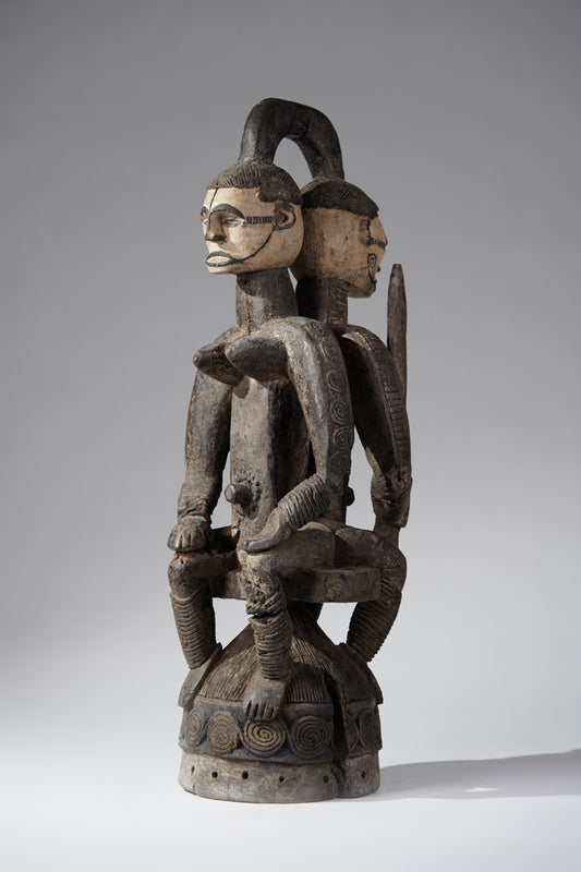 An Igbo helmet mask
