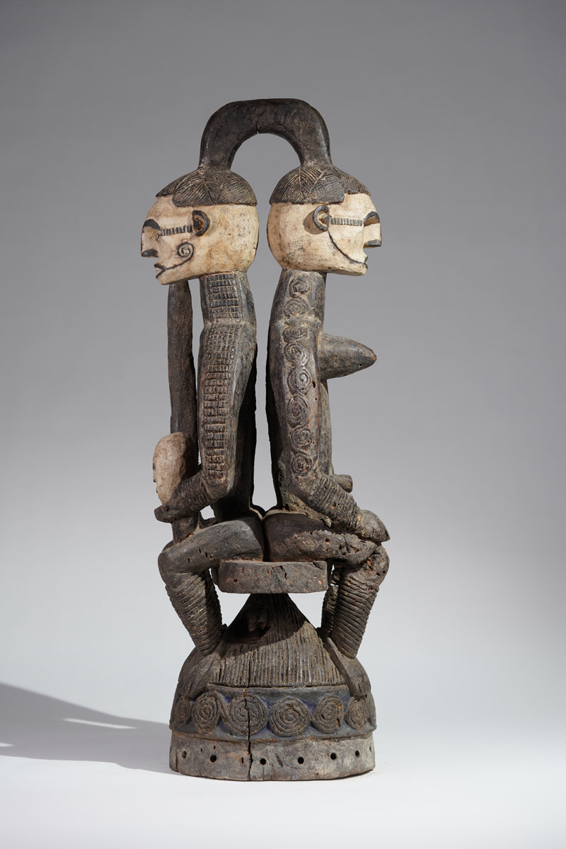 An Igbo helmet mask