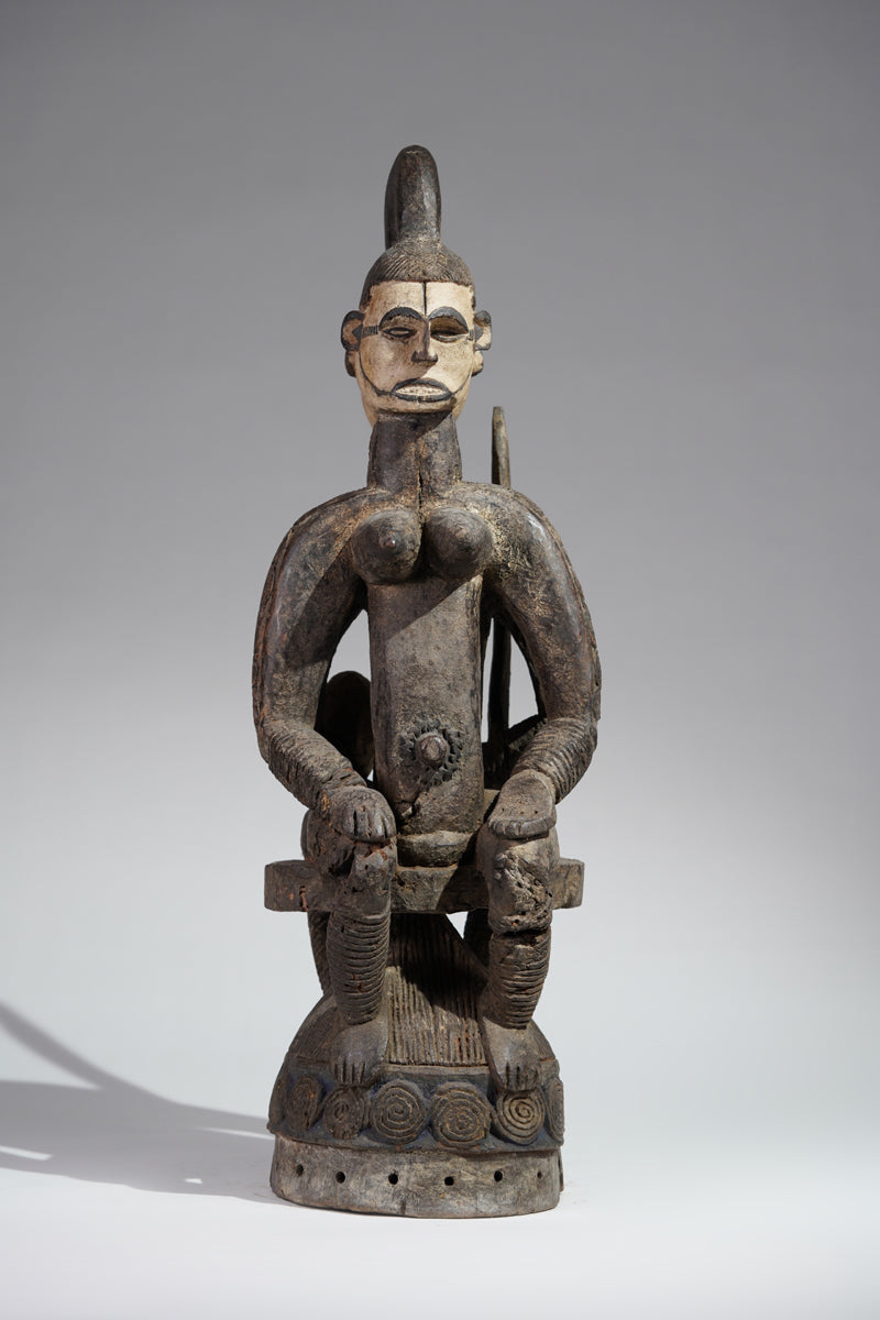 An Igbo helmet mask
