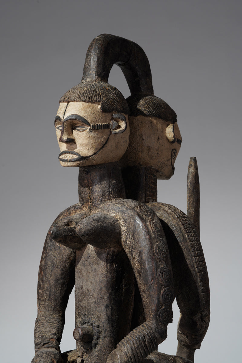 An Igbo helmet mask