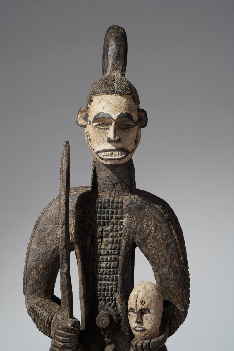 An Igbo helmet mask