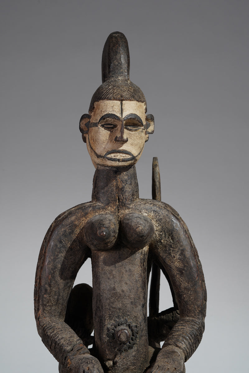 An Igbo helmet mask