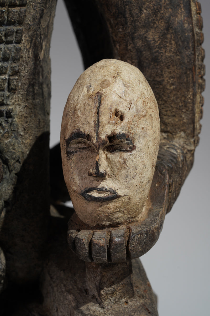 An Igbo helmet mask
