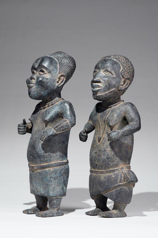 Two Esieku Figures