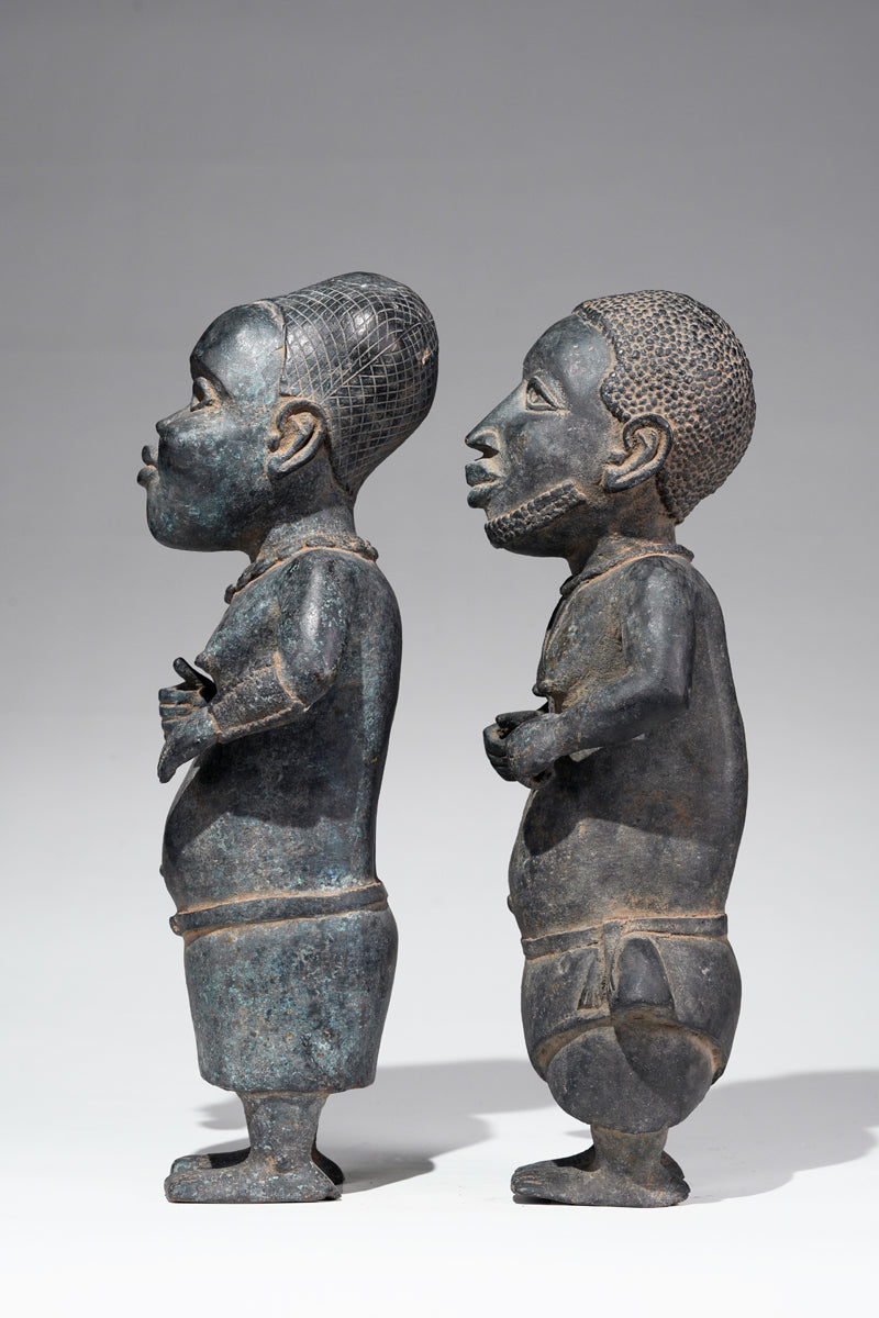 Two Esieku Figures