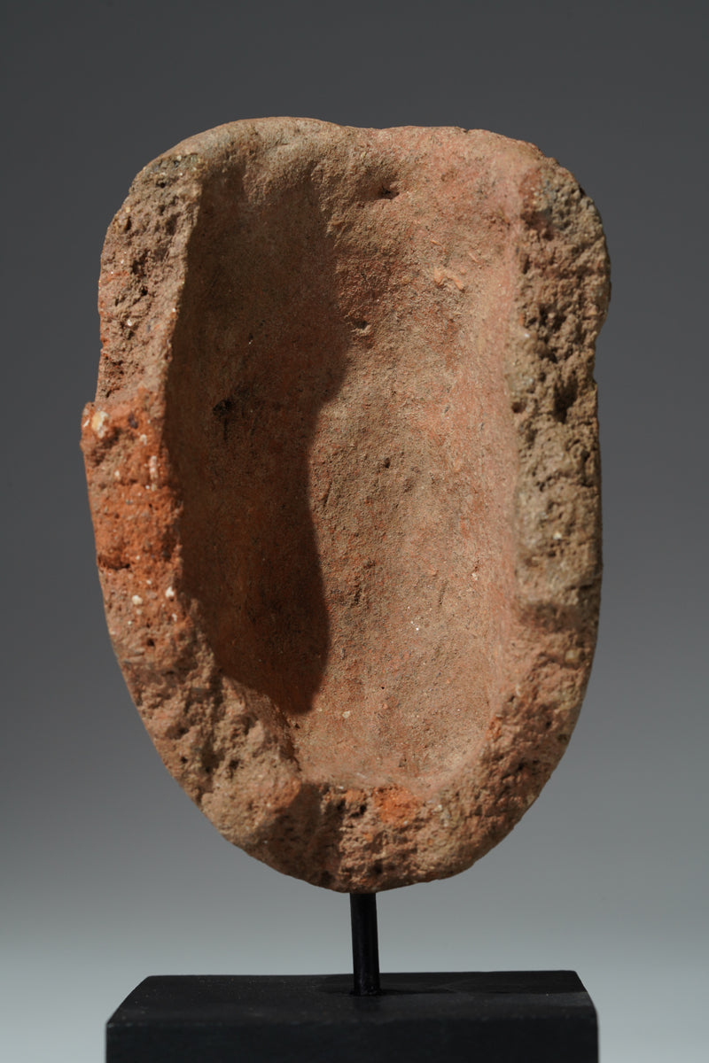 The fragment of a terracotta head from Ife