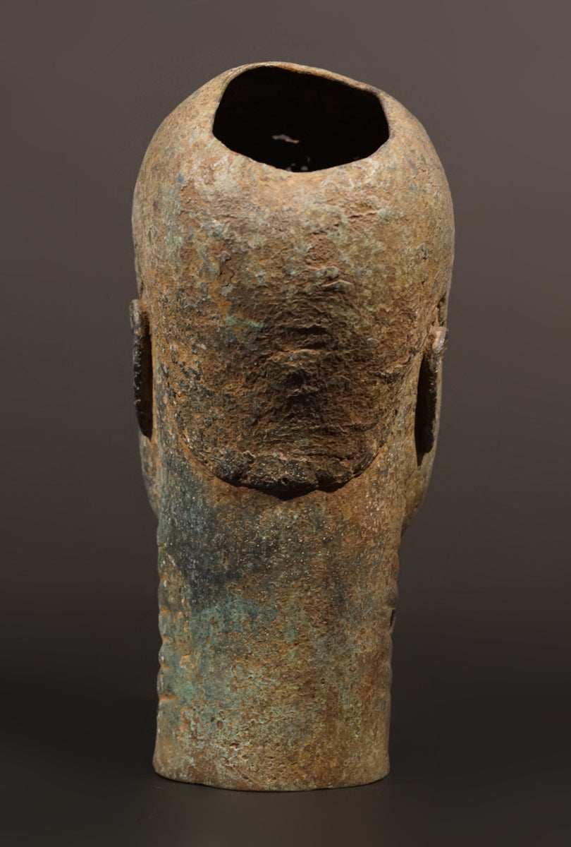 An Ife bronze head