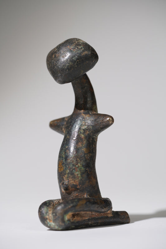 A Kulango bronze figure