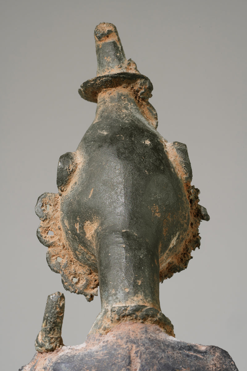 An Ogboni bronze in shape of a horserider