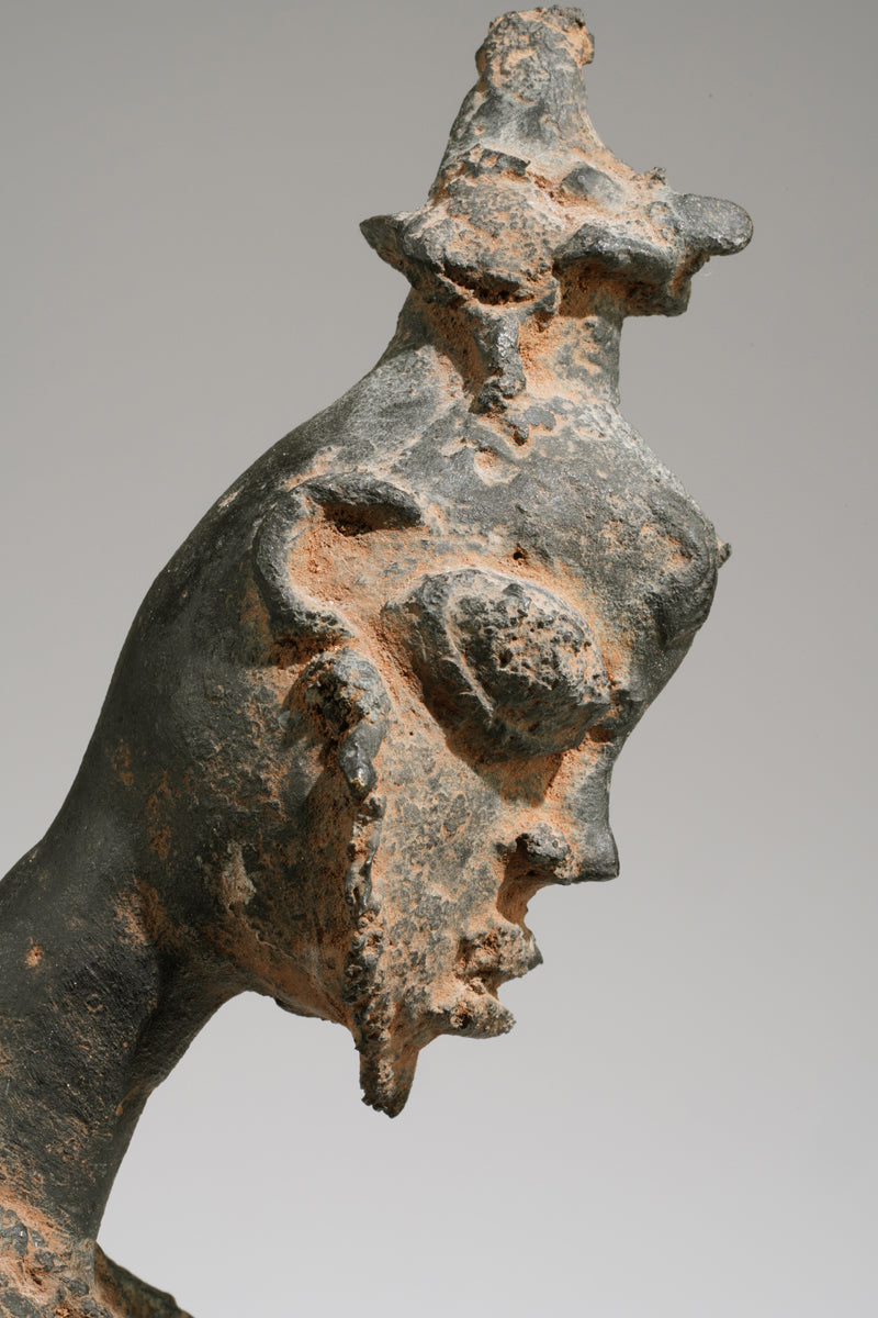 An Ogboni bronze in shape of a horserider