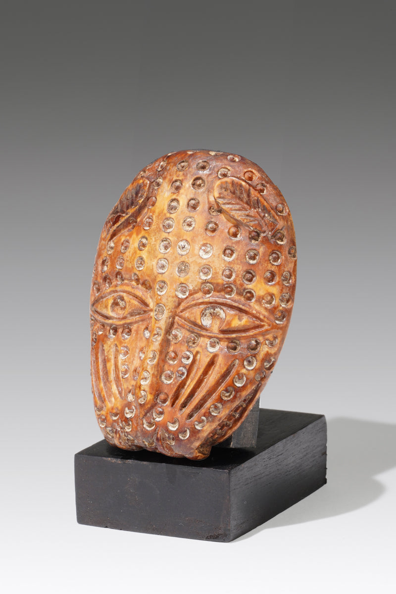 A small leopard head